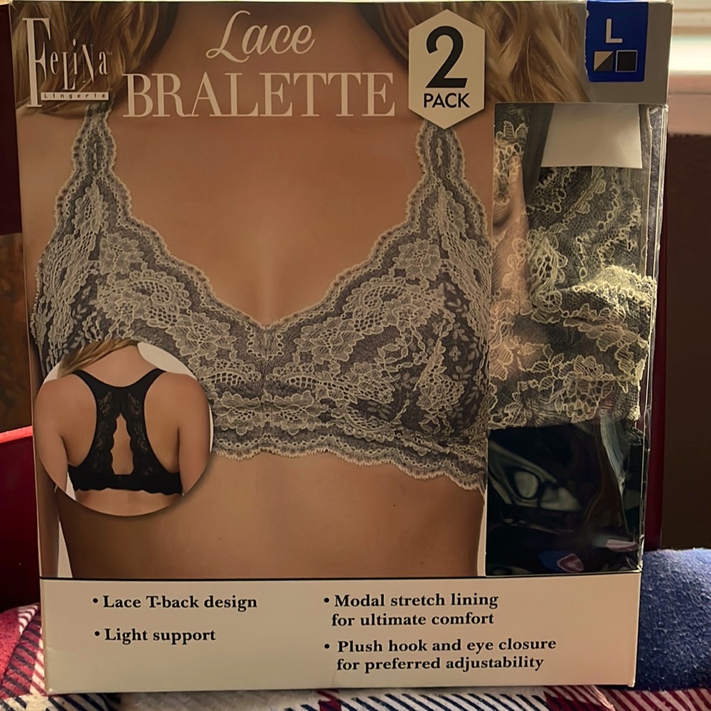 Box of two lace Bralettes
